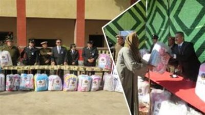الداخلية توزع بطاطين ومواد غذائية بمبادرة 