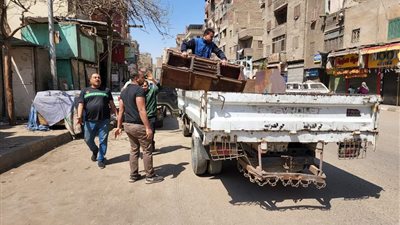 محافظ الجيزة : رفع كافة حالات الإشغال والتعديات والباعة المفترشين للطريق العام