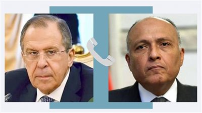 وزير الخارجية يتلقى اتصالاً هاتفياً من وزير الخارجية الروسي
