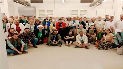 مركز ترميم الآثار بمتحف الحضارة يستقبل أول الزائرين من دول العالم