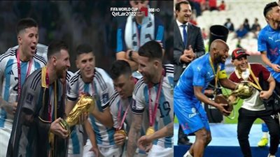 جماهير الزمالك ميسي يحتفل بكأس العالم على طريقة الأسطورة شيكابالا