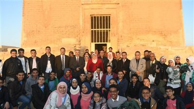 محافظة الفيوم تحتفل بظاهرة تعامد الشمس على قدس أقداس معبد قصر قارون  