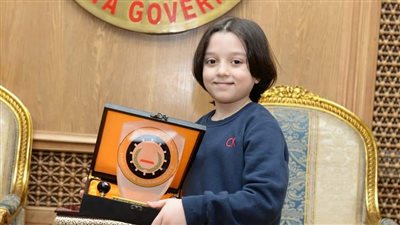 تكريم الطفل المعجزة لحصوله على المركز الاول في مسابقة الحساب الذهني الدولية 