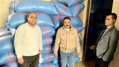 تموين الدقهلية.. ضبط ٥٨ طن أرز شعير بمركز بلقاس 