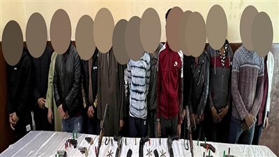 الداخلية: حملات أمنية لضبط حائزى الأسلحة النارية والذخائر غير المرخصة 