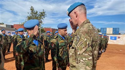 بالصور.. تكريم 110 عسكريًا مصريًا من قوات الأمم المتحدة لحفظ السلام بمالي