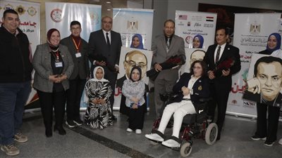 إحتفالية ذوى الهمم بجامعة المنصورة تحت شعار 