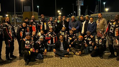 سفاجا البحري يستقبل فرق المتحدون للدراجات النارية بالمملكة العربية السعودية