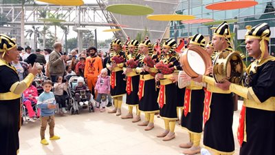 إدارة الموسيقات العسكرية تشارك فى إقامة حفل لأطفال مؤسسة مستشفى سرطان 57357