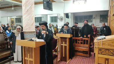 أسقف السويس يترأس التسبحه الكيهكيه بجنيفة