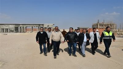 محافظ الفيوم يتفقد الأعمال الإنشائية بمحطتي معالجة 