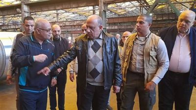 في زيارة مفاجئة.. وزير قطاع الأعمال العام يتفقد شركة النحاس المصرية بالإسكندرية 