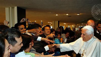 الأمم المتحدة تنعي رحيل البابا بنديكتوس السادس عشر