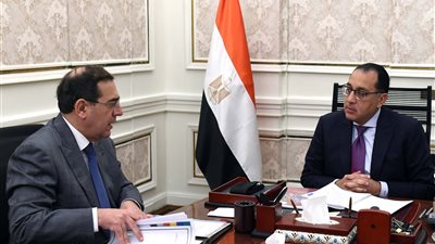 رئيس الوزراء يتابع مع وزير البترول عددا من ملفات عمل الوزارة