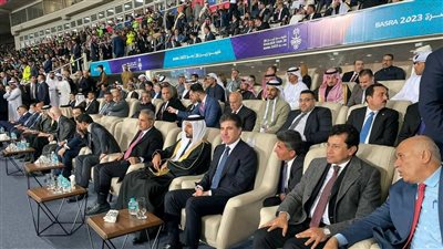 وزير الرياضة يشهد افتتاح كأس الخليج العربى بالعراق