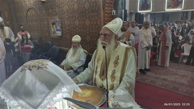 العذراء مريم بالسويس تحتفل بعيد الميلاد المجيد وسط إجراءات أمنية مشددة