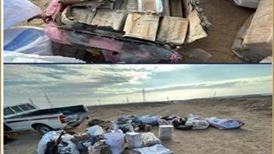 في ضربة امنية حاسمة..الداخلية تحبط محاولة تهريب صفقة مخدرات بـ 142 مليون جنيه