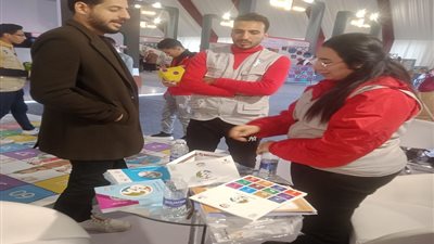 دور متميز للهلال الأحمر المصرى فى المعرض العربي للأسر المنتجة 