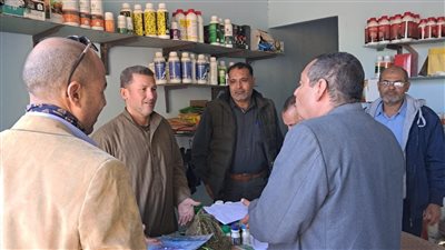 ضبط 545 قرص غلة معدة للبيع وتحرير 16 محضراً لمخالفات تموينية بالفيوم