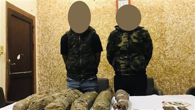 بقصد الإتجار.. ضبط شخصين وبحوزتهما كمية من المواد المخدرة  بشمال سيناء