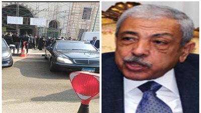 مشاهد من صلاة الجنازة على منصور العيسوي.. حضر وزير سابق