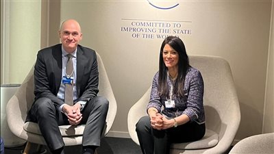  وزيرة التعاون الدولي تلتقي رئيس الصندوق الدولي للتنمية الزراعية 