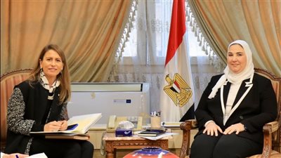 وزيرة التضامن الاجتماعي تستقبل مدير المكتب الإقليمي للعلوم التابع لليونسكو في الدول العربية