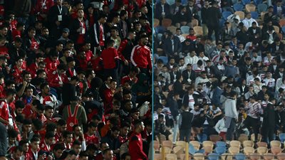 القمة 125.. توافد جماهير الأهلي والزمالك على مدرجات ستاد القاهرة 