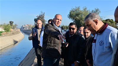 الدكتور سويلم يتفقد أعمال تأهيل ترع المسلمانية والمقاطعة والمورالية 