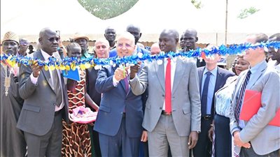 وزير الري الجنوب سودانى يعرب عن شكره لمصر لما تقدمه من دعم لجنوب السودان 