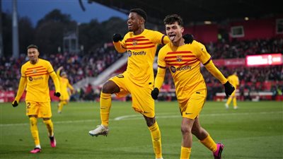 الدوري الإسباني.. برشلونة يفوز على جيرونا ويواصل الصدارة
