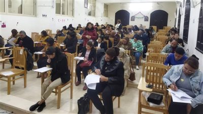 ختام إمتحانات الترم الأول لقسم دراسة الكتاب المقدس بالسويس