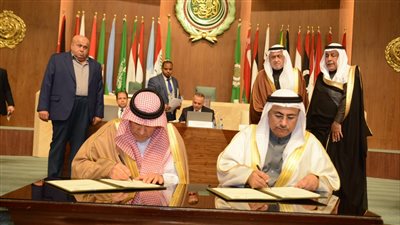 البرلمان العربي يوقع مذكرة تفاهم مع جامعة محمد بن فهد السعودية