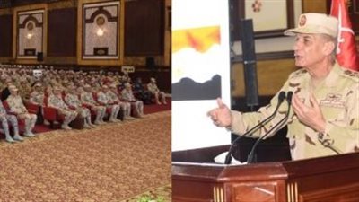 وزير الدفاع يلتقي عددا من القادة والضباط المعينين لتولى الوظائف القيادية