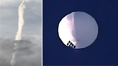 الجيش الأمريكى يعلن استهداف المنطاد الصيني من فوق سماء كارولاينا الجنوبية