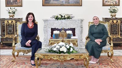 السيدة انتصار السيسى: ناقشت مع السيدة الأولى لكرواتيا ملفات الحماية الاجتماعية