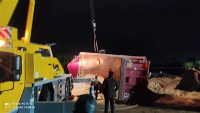 بالصور.. مصرع ثلاث اشخاص في حادث تصادم بسبب سوء الأحوال الجوية بالدقهلية