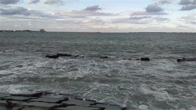 تحول لون مياه بحر إسكندرية للأسود.. هل زلزال تركيا السبب؟