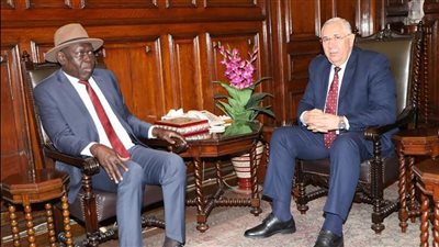 وزير الزراعة يبحث مع وزير الإنتاج والتحول الزراعي التشادي سبل التعاون بين البلدين 