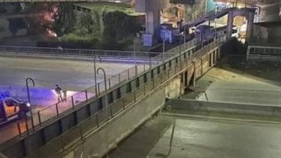 سقوط كوبرى مشاة 