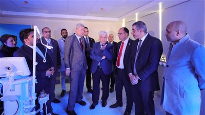 وزير التعليم العالي ورئيس جامعة حلوان يفتتحان المرحلة النهائية لأعمال تطوير مستشفى بدر الجامعي