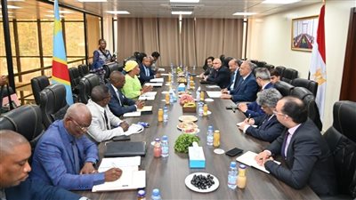 وزير الري يلتقى نائبة رئيس الوزراء ووزيرة البيئة بجمهورية الكونغو الديمقراطية 