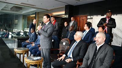 وزير الرياضة يفتتح بطولة إفريقيا للشباب بإستاد القاهرة الدولي