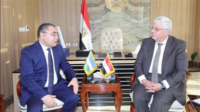 وزير التعليم العالي يستقبل نظيره الأوزباكستاني لبحث آليات تعزيز ودعم التعاون بين الجانبين