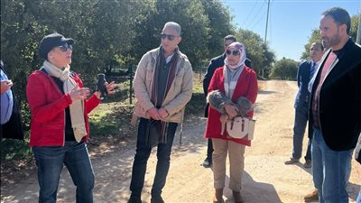 وزيرة البيئة فى زيارة لمحمية المأوى بالأردن لتفقد مشروع الملاذ الآمن للحياة البرية 