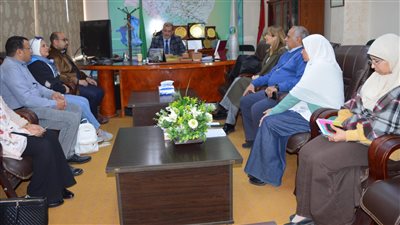 رئيس مياه الفيوم يستقبل وفد منظمة اليونيسيف لمتابعة مشروعي القرض الدوار وصحتهم مستقبلهم