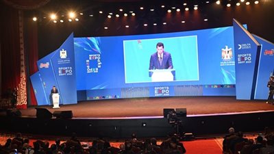 بالتفاصيل .. كلمة وزير الشباب والرياضة خلال أكبر معرض رياضي عالميّ