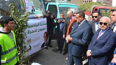 اللواء هشام آمنة: زراعة أكثر من مليون و43 ألف شجرة فى 10 محافظات 