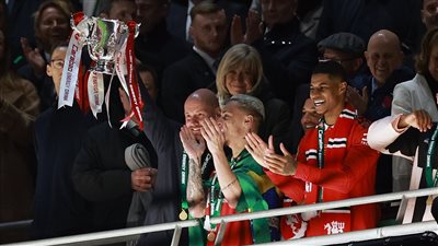 للمرة السادسة.. مانشستر يونايتد بطلًا لكأس كاراباو بعد الفوز على نيوكاسل