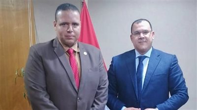 وكيل صحة السويس يستقبل مدير فرع الهيئة العامة للرقابة والإعتماد